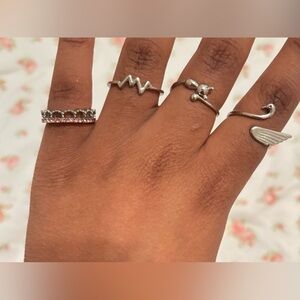Silver plated Ring Set for Women